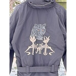 Bogner x Siegfried & Roy Black One-Piece Ski Snowsuit Vintage 90s EU 42 / US 10